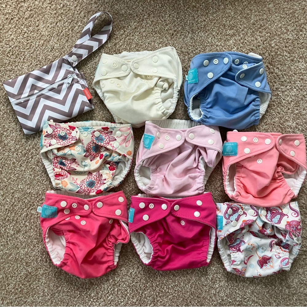 Colorful Cloth Diapers Set